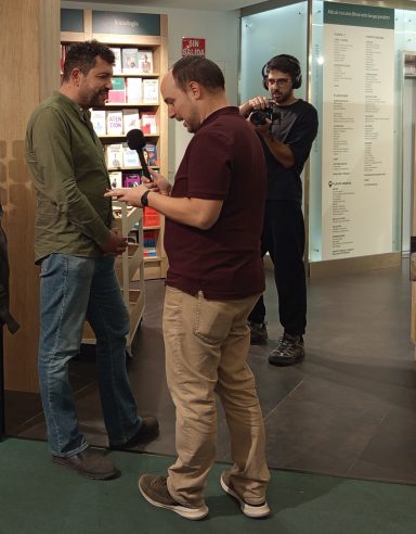 Luis de Santiago y Álvaro, que colaboraron con las entrevistas