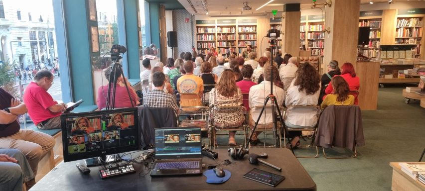 Panorámica desde la mesa de mezclas donde estaba el gran Ramón Nausía